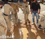 گل مالی در فاطمیه دلفان